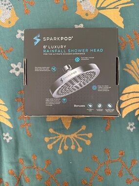 6" Luxury Rainfall Shower Head in Silver